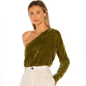 REVOLVE Tularosa Nova Top Velvet One Shoulder Jewel Tone
